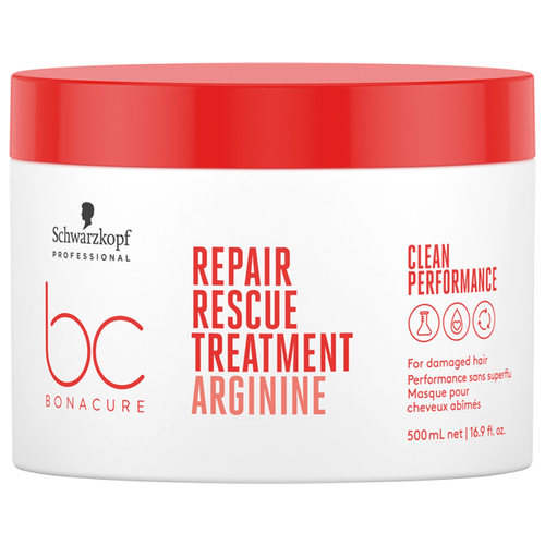 Schwarzkopf Professional, Bonacure, Arginine Repair Rescue, Восстанавливающая маска для поврежденных волос, 500 мл