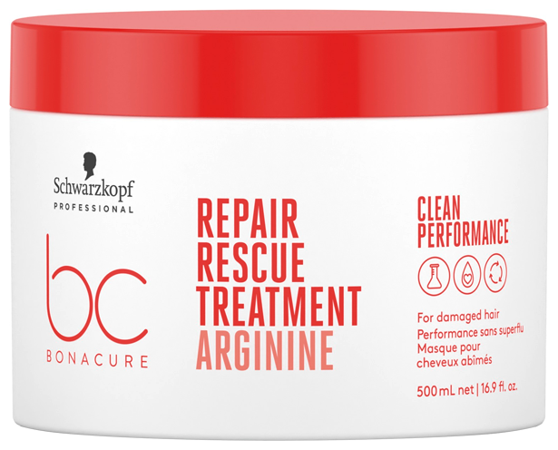 Schwarzkopf Professional, Bonacure, Arginine Repair Rescue, Восстанавливающая маска для поврежденных волос, 500 мл