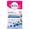 Veet Восковые полоски Easy Gelwax с миндальным маслом и ароматом василька для чувствительной кожи бикини и области подмышек - изображение