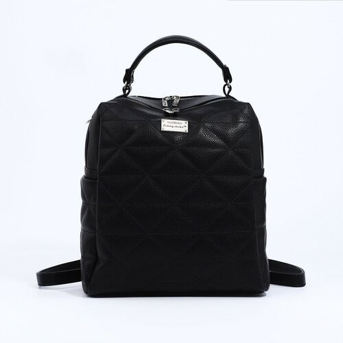 Золотой Дождь Рюкзак на молнии цвет чёрный 8393₽