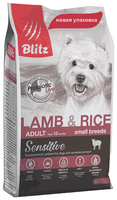 Корм для собак Blitz (2 кг) Adult Dog Lamb & Rice Small Breeds dry