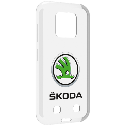 чехол mypads skoda шкода 4 мужской для oukitel f150 h2022 задняя панель накладка бампер Чехол MyPads skoda-шкода-4 мужской для Oukitel WP18 задняя-панель-накладка-бампер