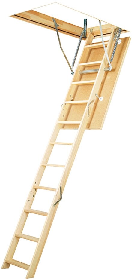 Лестница чердачная Fakro LWS деревянная 60х120х280 см