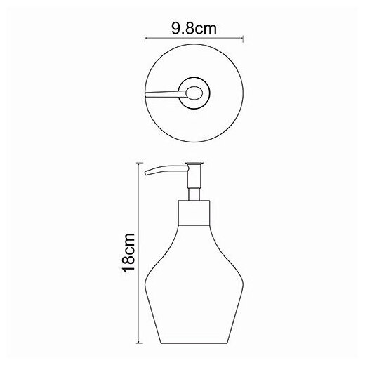 Дозатор для жидкого мыла WASSERKRAFT K-4600 , белый - фото №5