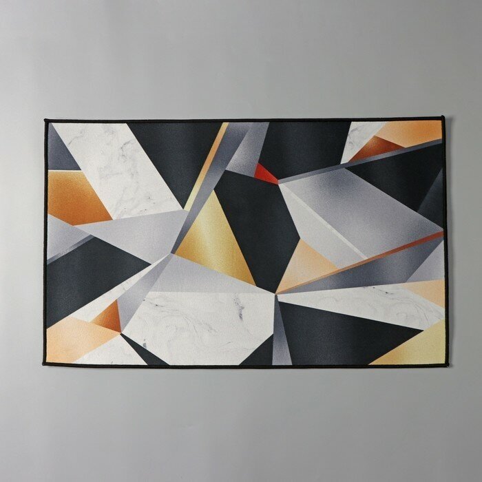 Доляна Коврик Доляна «Тукан», 50×80 см, цвет серый - фотография № 3