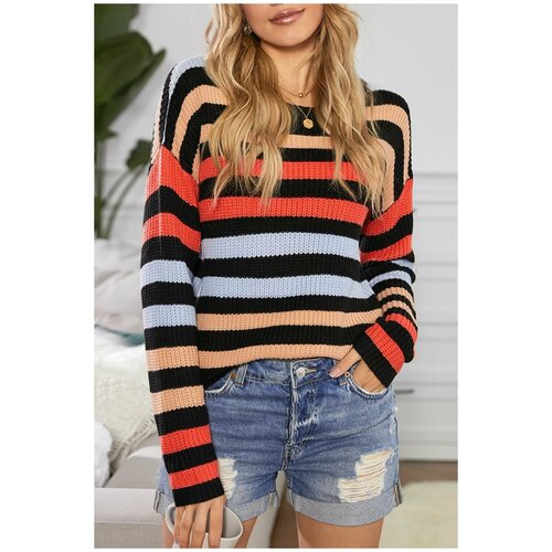 фото Свитер vitoricci, размер 48, разноцветный