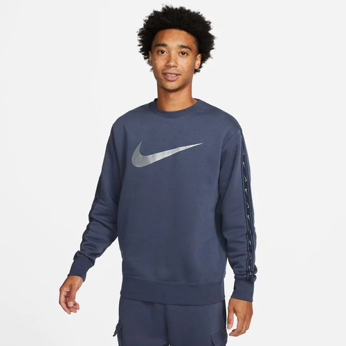 Свитшот NIKE Sportswear Repeat Mens Fleece Sweatshirt, размер XL, синий