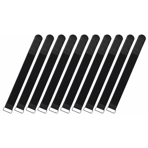 Rockboard CABLE TIES 500 B липучки для проводов (10 шт.), черная, extra-large стяжка и хомут rockboard cable ties 300 b