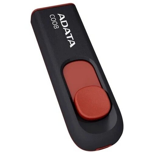 USB 8Gb A-Data C008 Black-Red retail