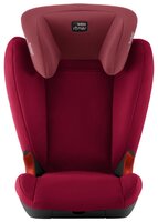 Автокресло группа 2/3 (15-36 кг) BRITAX ROMER Kid II Flame Red black series