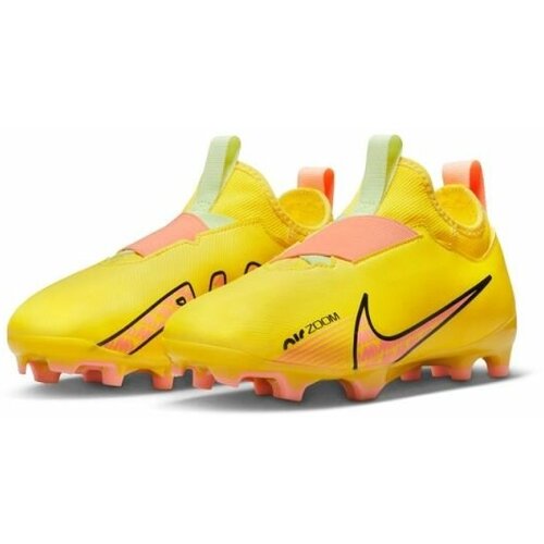 Детские бутсы NIKE JR ZOOM VAPOR 15 ACADEMY FG/MG желтый 5Y