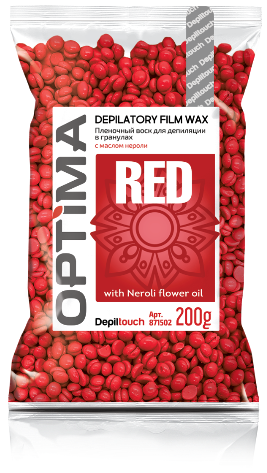 Воск в гранулах «RED» Depiltouch OPTIMA, 200 гр