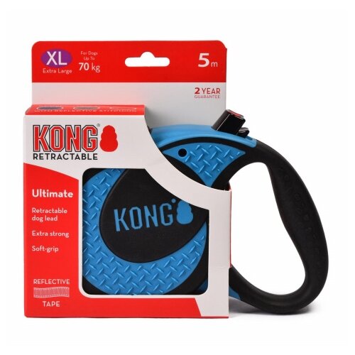 Рулетка KONG Ultimate XL (до 70 кг) лента 5 метров синяя