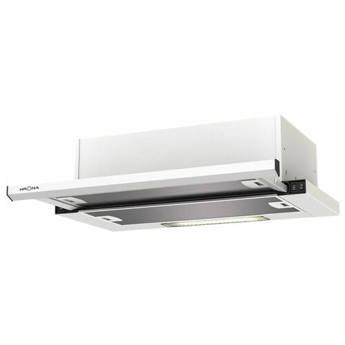 Встраиваемая вытяжка Krona Kamilla 500 slim управление кнопочное белый 00020959 765800₽
