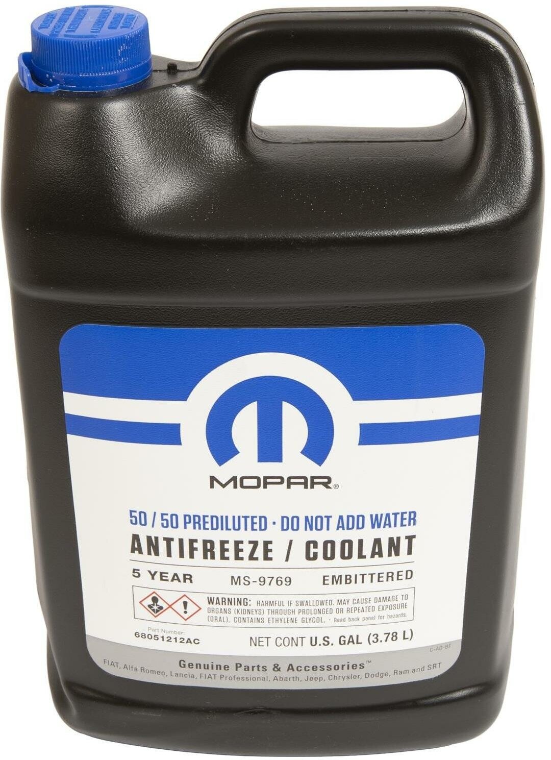 Антифриз Mopar Antifreeze/Cooolant Prediluted 5 Year