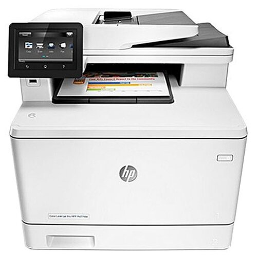 Лазерное МФУ CF379A#B19 HP Color LaserJet MFP M477fdw p/s/c/f,A4,600dpi,27(27)ppm,2 trays 50+250,Duplex,ADF 50 sheets,TouchScreen,USB/GigEth/Wi-Fi, 1y warr, 4 cart. in box