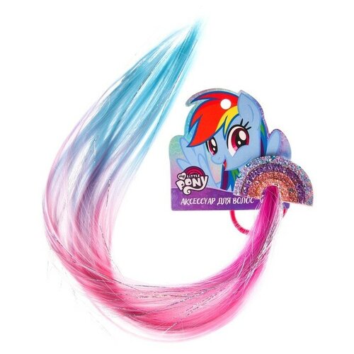 Hasbro Прядь для волос Радуга Деш, My Little Pony, 40 см прядь для волос звезда искорка my little pony 40 см