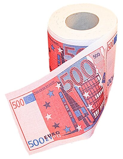 Туалетная бумага "500 евро"