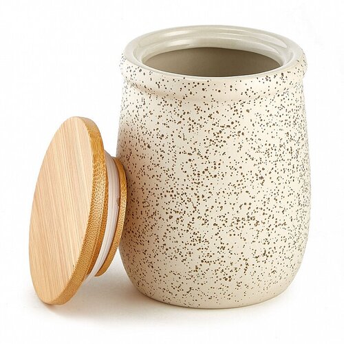 Банка для сыпучих продуктов Rosario 500 мл цвет бежевый артикул Ф19-043Q 690₽