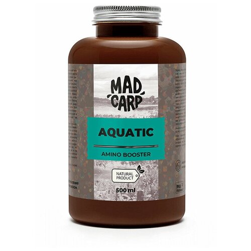 Амино бустер AQUATIC (Акватик) 500 мл Mad Carp Baits / Ароматизатор Жидкое питание для рыбалки