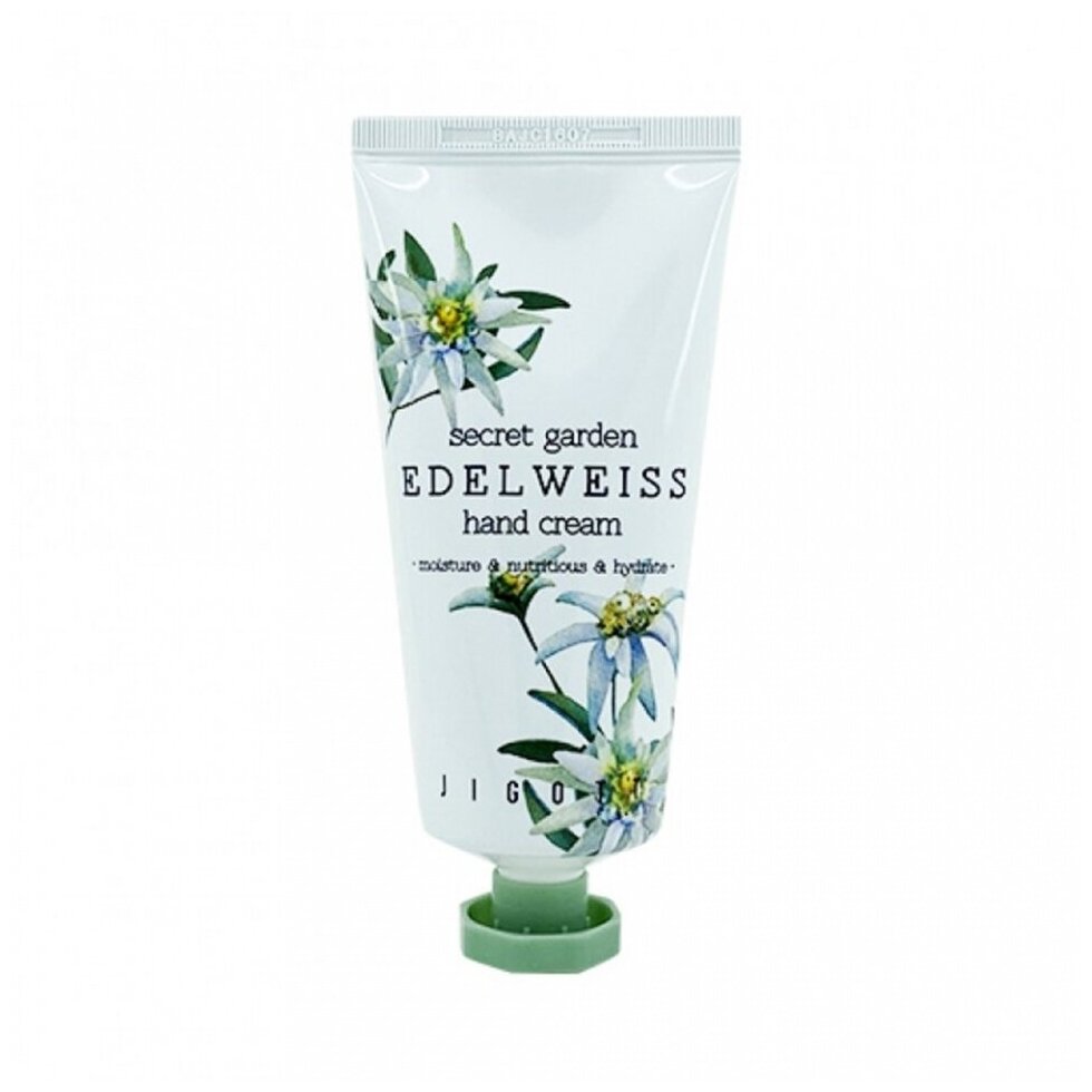 JIGOTT SECRET GARDEN EDELWEISS HAND CREAM Крем для рук с экстрактом эдельвейса 100мл