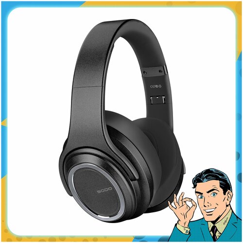 Наушники беспроводные Bluetooth полноразмерные с режимом беспроводной колонки складные 409900₽