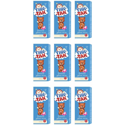Тик-Так Зубная паста Bubble gum 2+, 62 гр, 9 штук