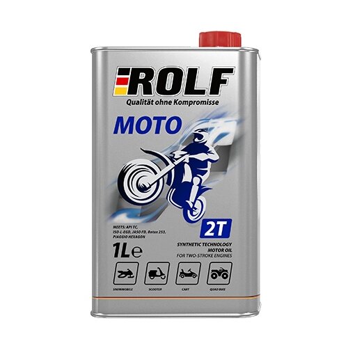 фото Полусинтетическое моторное масло rolf moto 2t, 1 л