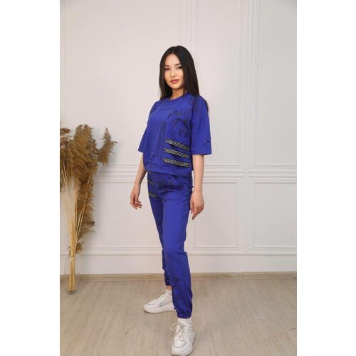 фото Костюм dudu sport, повседневный стиль, размер 50, синий