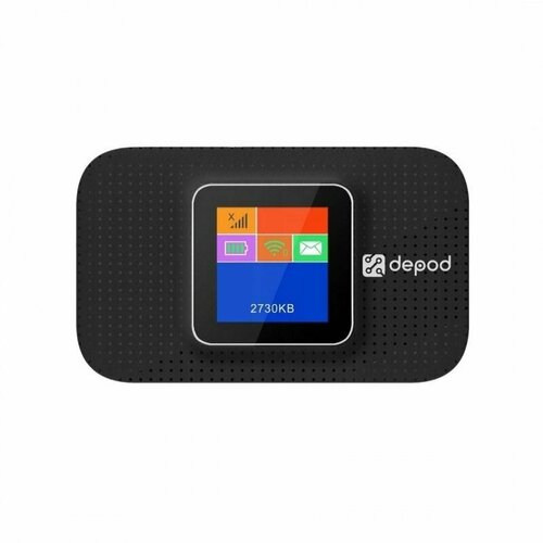 Роутер Depod JET 4G WiFI, LCD дисплей, усиленный акб 3000 mA