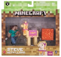 Игровой набор Jazwares Minecraft Стив с Ламой 16602