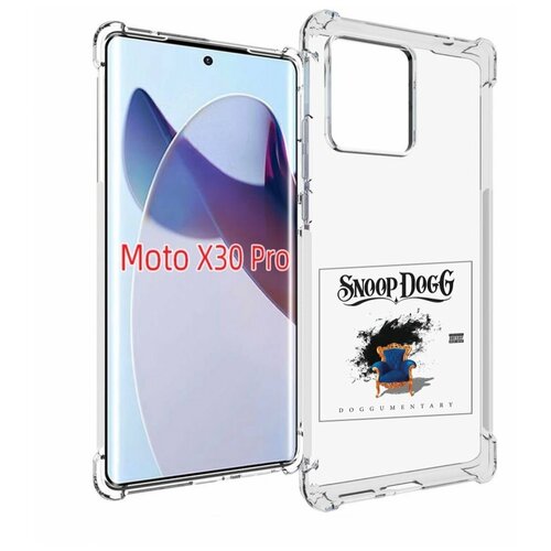 Чехол MyPads Snoop Dogg DOGGUMENTARY для Motorola Moto X30 Pro задняя-панель-накладка-бампер