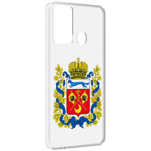 Чехол MyPads герб-оренбургская-область для ITEL P37 / ITEL Vision 2S задняя-панель-накладка-бампер