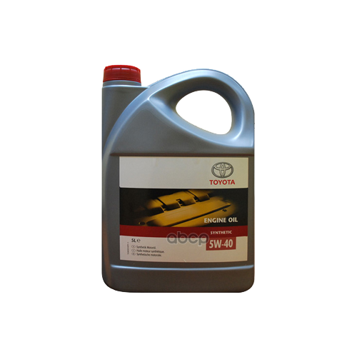 TOYOTA 0888080835_Масло Моторное 5W40 Engine Oil (5L)! Синт. Eutoyota Api Sm/Cf