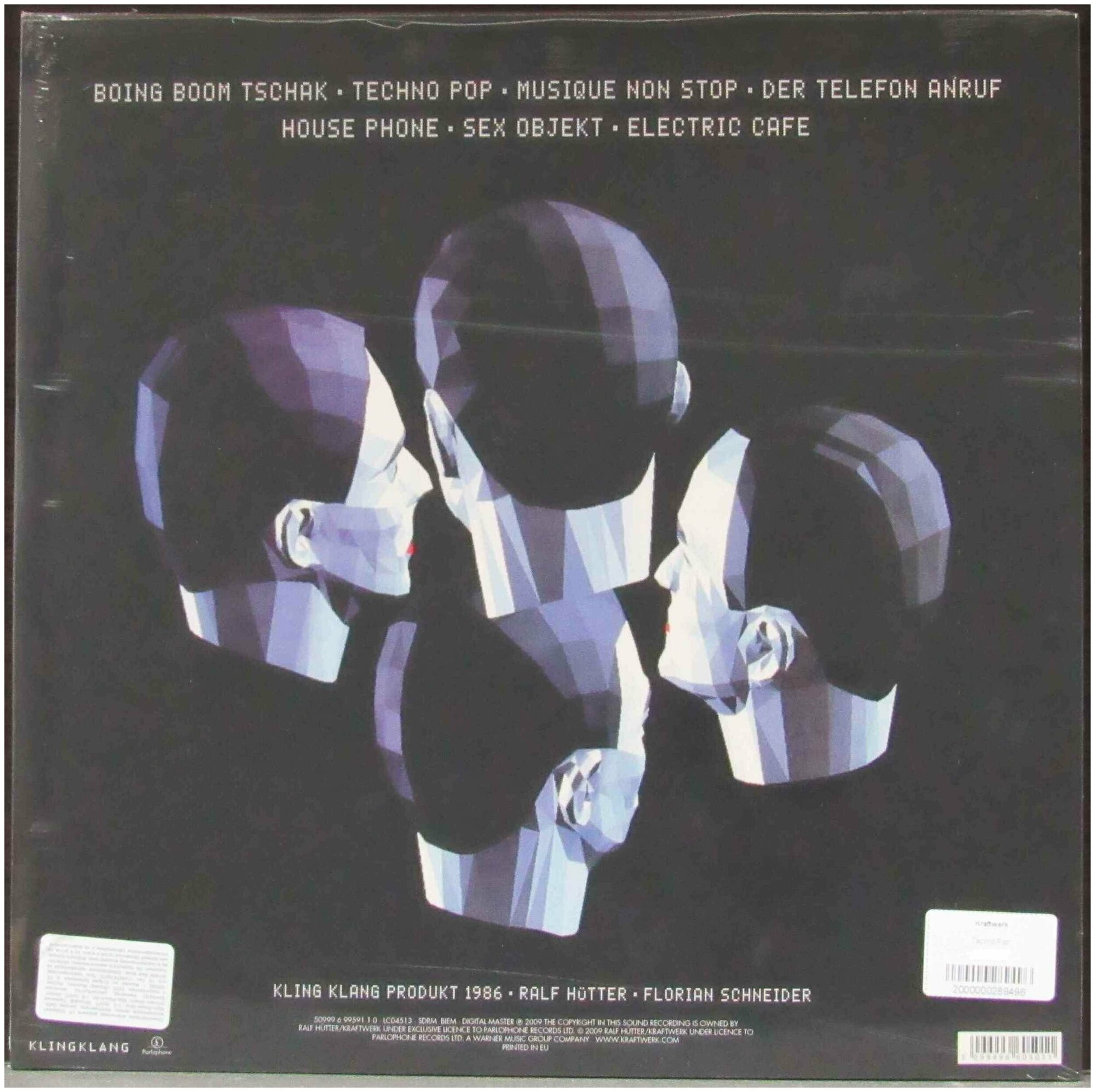 Kraftwerk Techno Pop Виниловая пластинка Parlophone - фото №2