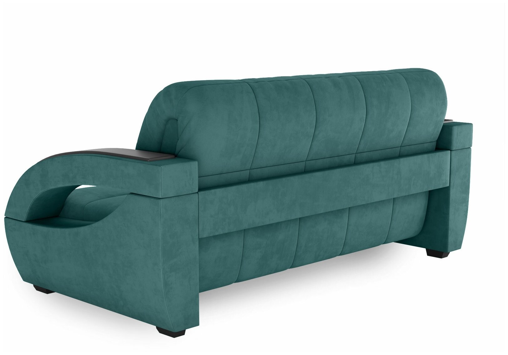 Прямой диван Первый Мебельный Оазис Зеленый, велюр 140 х 205 см Без ящика - фотография № 4