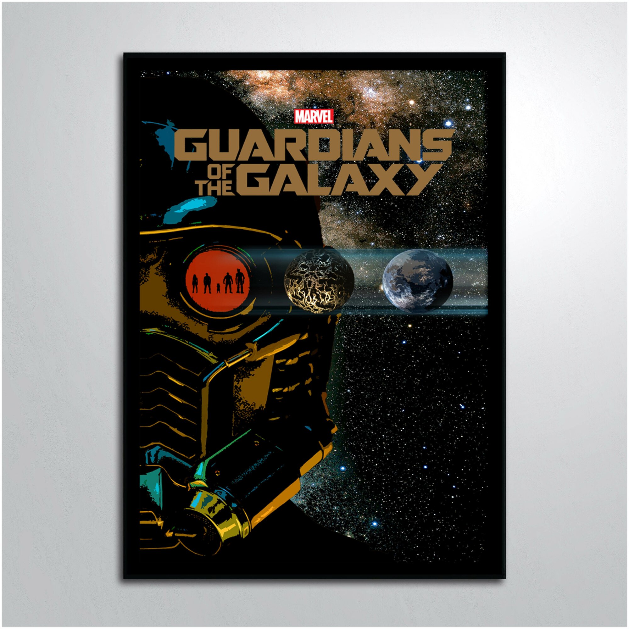 Постер в раме/Марвел Стражи Галактики Планеты Marvel Guardians of the Galaxy