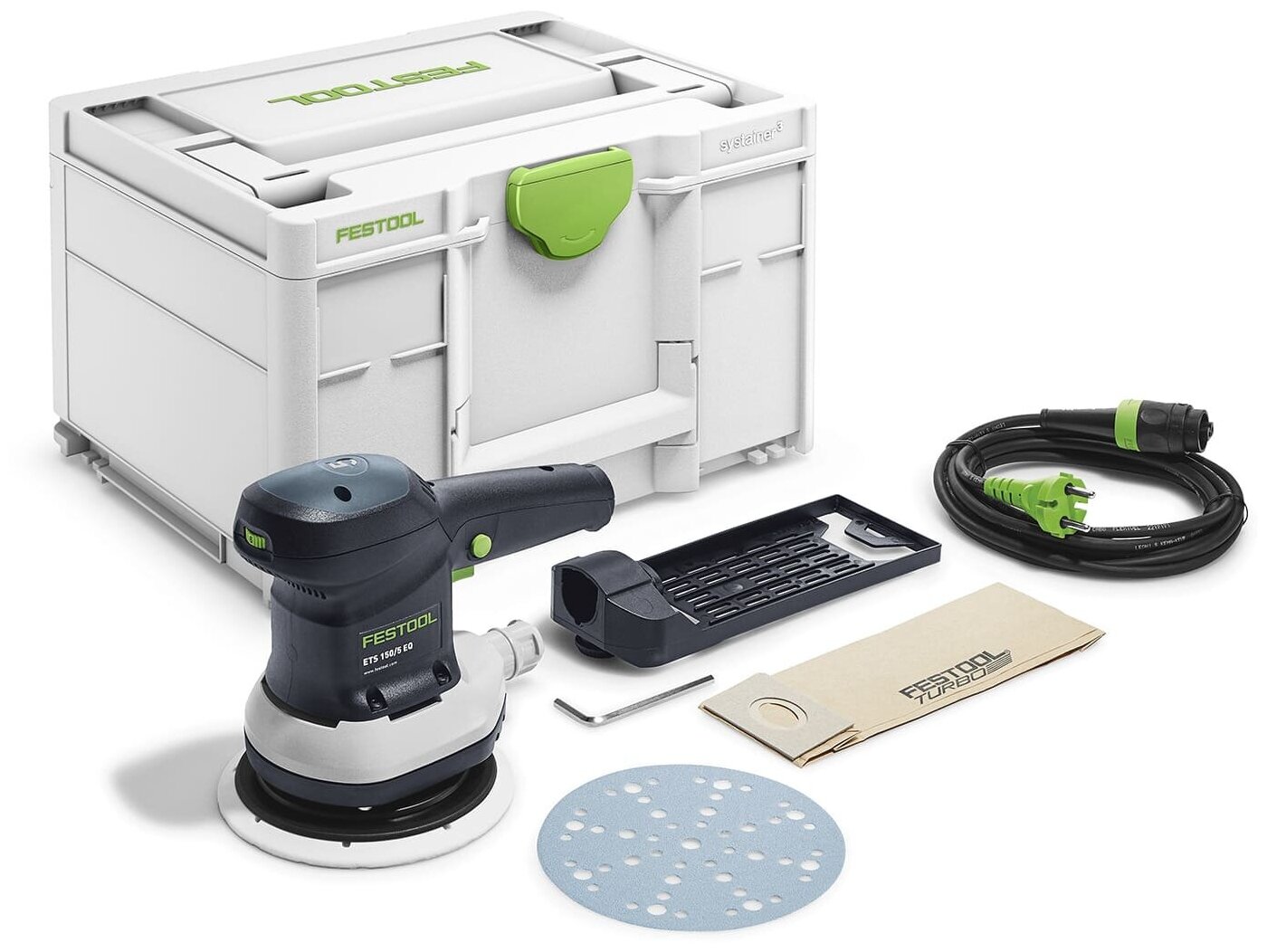 Эксцентриковая шлифмашинка Festool ETS 150/5 EQ-Plus