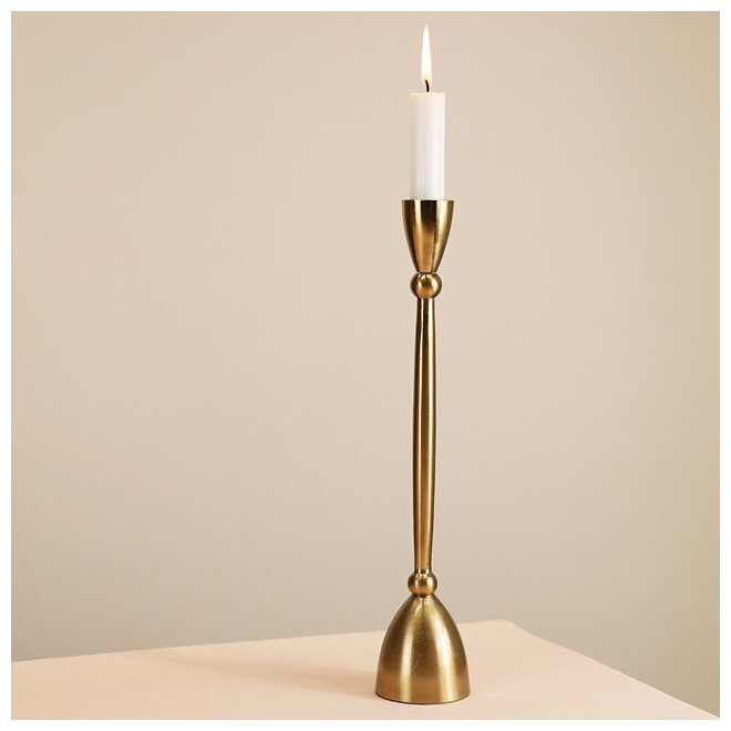 Koopman Декоративный подсвечник для 1 свечи Асемира 30 см золотой A98020510
