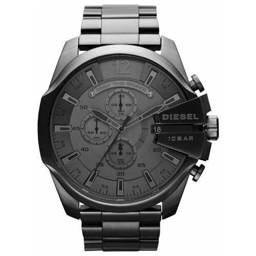 Наручные часы DIESEL Часы наручные Diesel Mega Chief Chronograph DZ4282, черный, серый