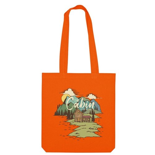 фото Сумка шоппер us basic, оранжевый