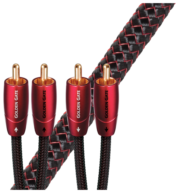 Кабель аудио 2xRCA - 2xRCA Audioquest Golden Gate 2RCA-2RCA 2.0m