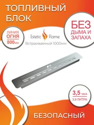 Биокамин топливный блок 1000 (Estetic Flame) для дома и квартиры