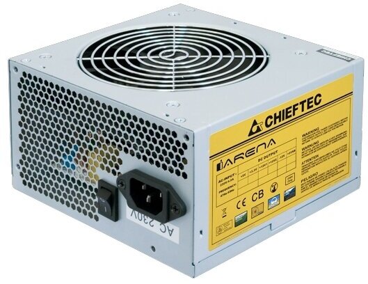 Chieftec 600W GPA-600S [i-Arena] 12cm Fan Active PFC 20+4p; 4p; 2x(6+2p); 6xSATA; 3xMolex+FDD