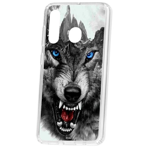 фото Чехол на samsung galaxy a60 2019 kruche print волк