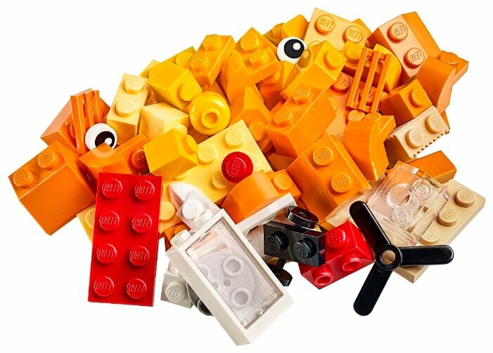 LEGO Classic Оранжевый набор для творчества - фото №5