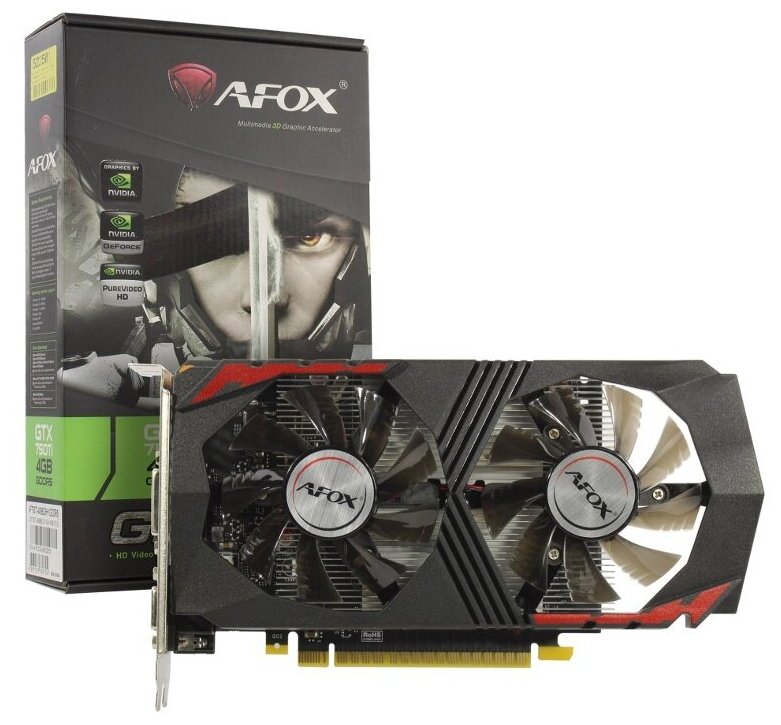 Видеокарта AFOX GeForce GTX 750 Ti 4GB (AF750TI-4096D5H1-V2)