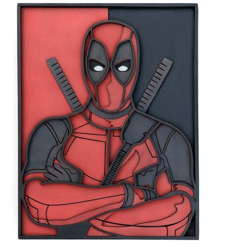 Сборная многослойная 3D картина из дерева 