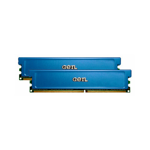 Оперативная память GeIL 512 МБ (256 МБ x 2 шт.) DDR 400 МГц DIMM CL2.5 GE5123200BHDC