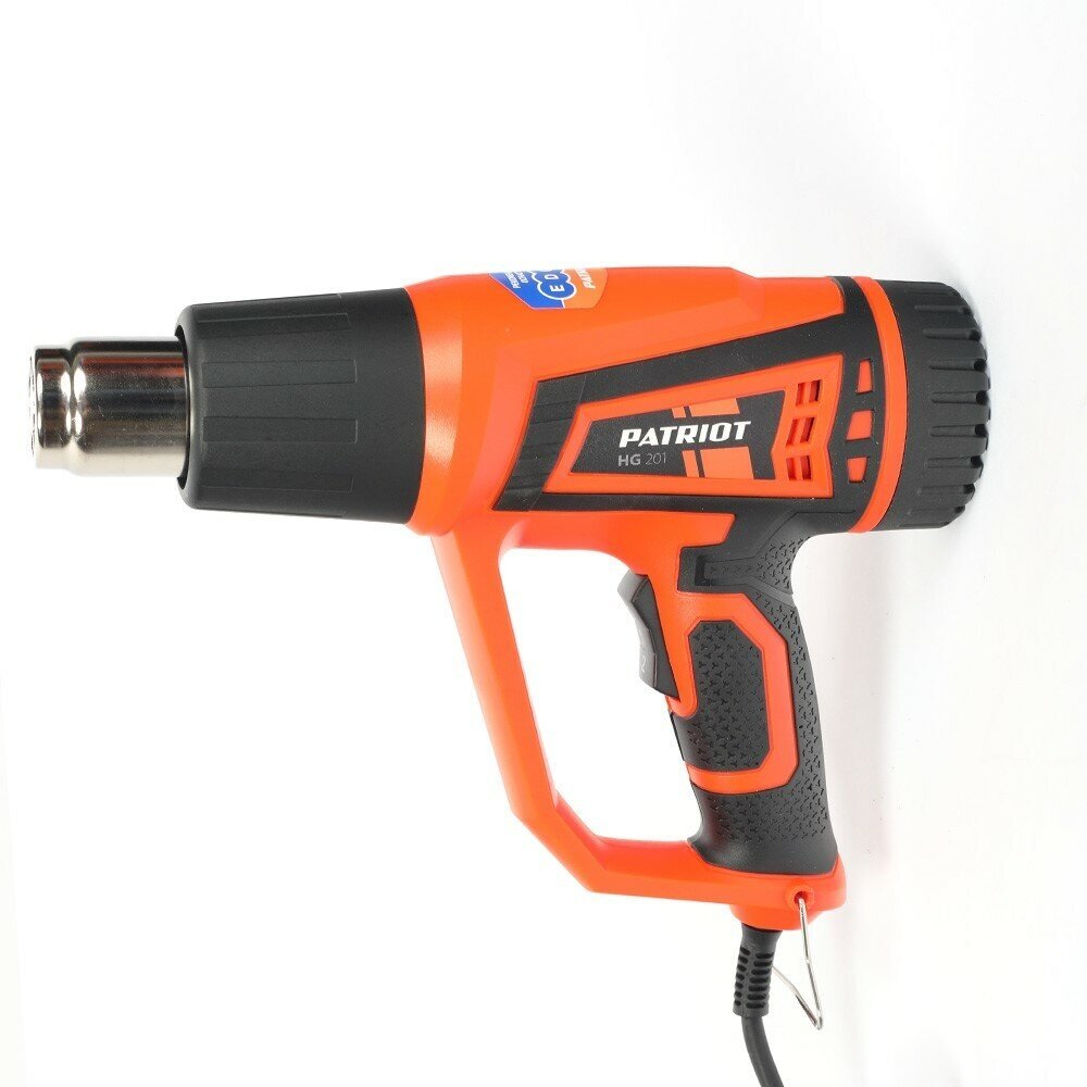 Строительный фен Patriot HG 201 THE ONE 2000Вт, 300/550 °С, 300/500 л/мин
